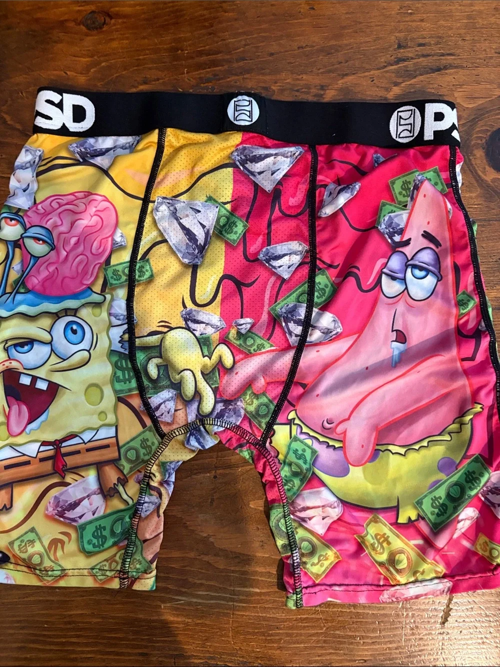 PSD Mens SpongeBob & Patrick  Boxer Briefs